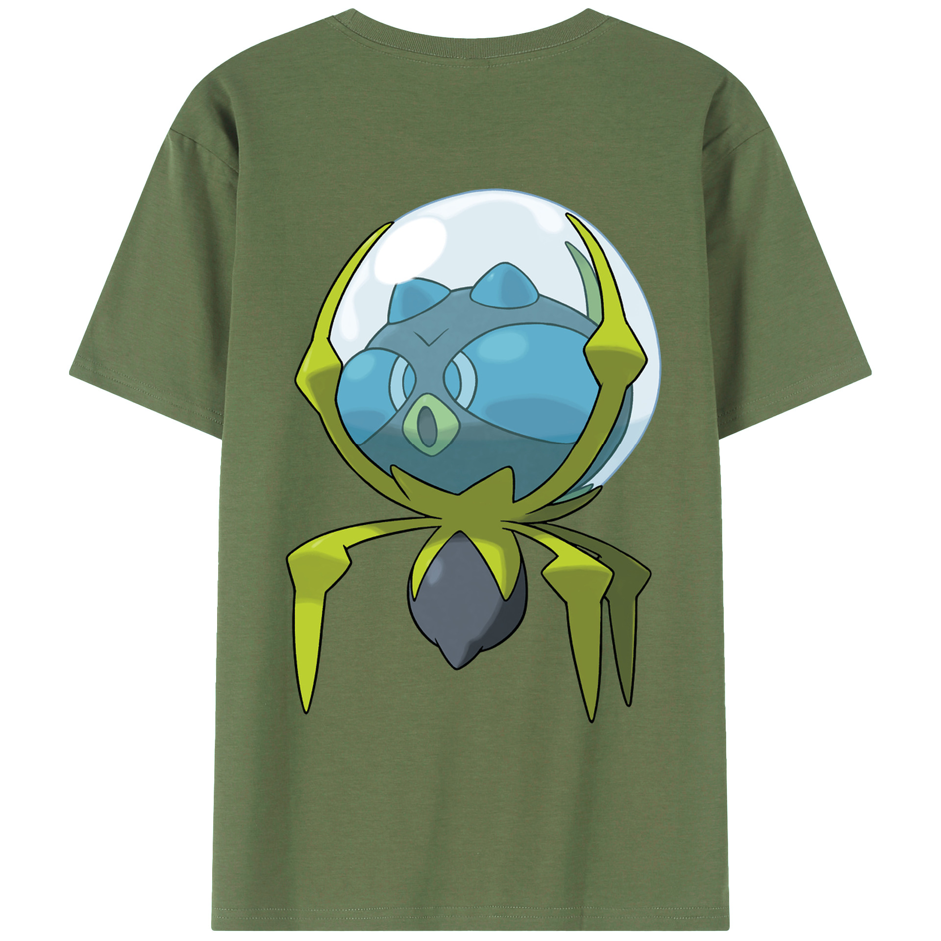 （画像用） ポケットモンスター Pokémon 綿100％ メンズ半袖Tシャツ（バックプリント） 通気性